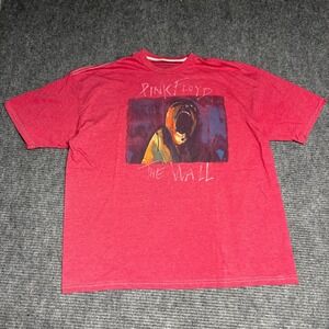 2010 Pink Floyd The Wall Concert T Shirt‎ Men's XXL Red Live Nation Tour Merch